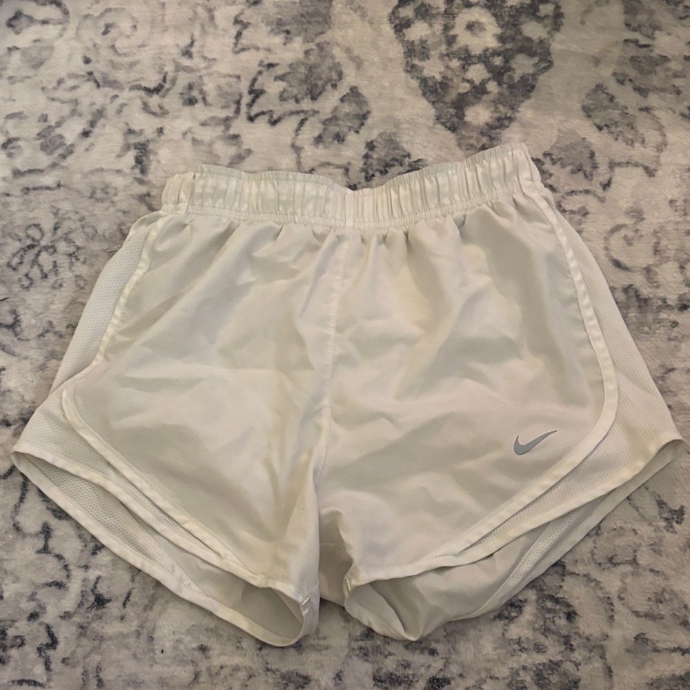 Nike Women's White Athletic Shorts